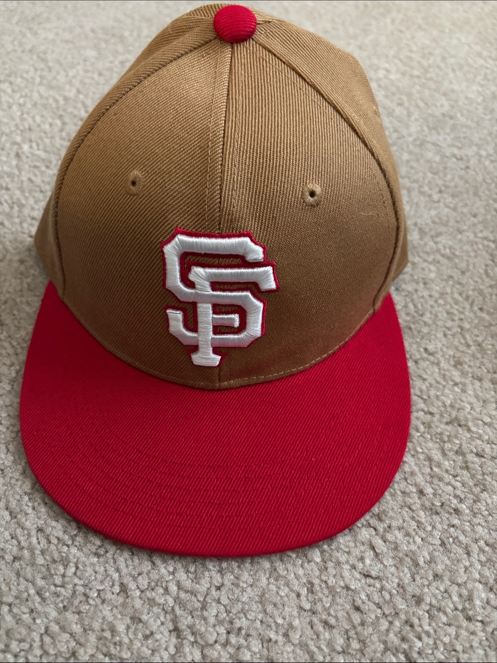 San Francisco Giants- SF Logo Baseball Cap - Brown & Red